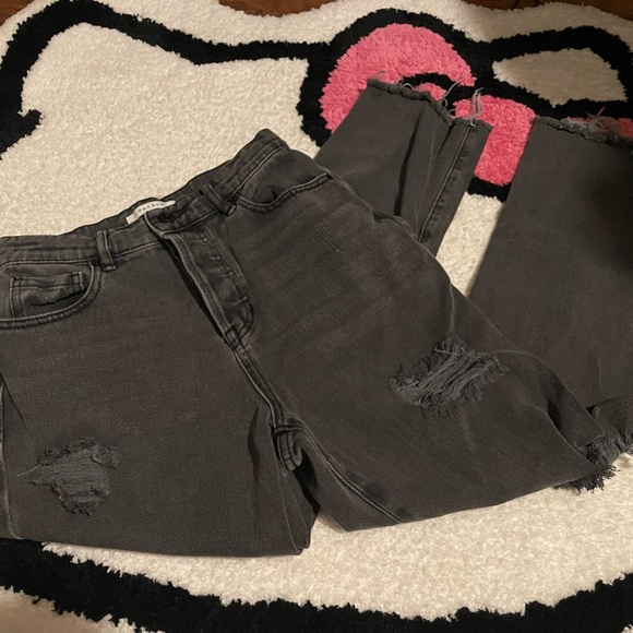 Pacsun Black High Rise Straight Leg Jeans 💕 - Picture 2 of 5